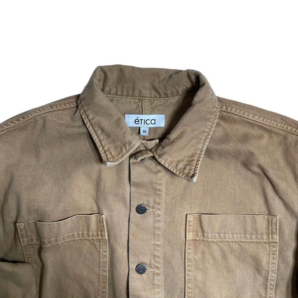 Etica Women's Medium‎ Khaki Tan Utility Jacket - Picture 2 of 8